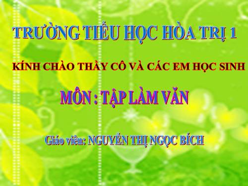 Tuần 13. Viết thư