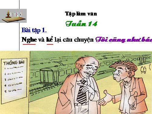 Tuần 14. Nghe-kể: Tôi cũng như bác. Giới thiệu hoạt động