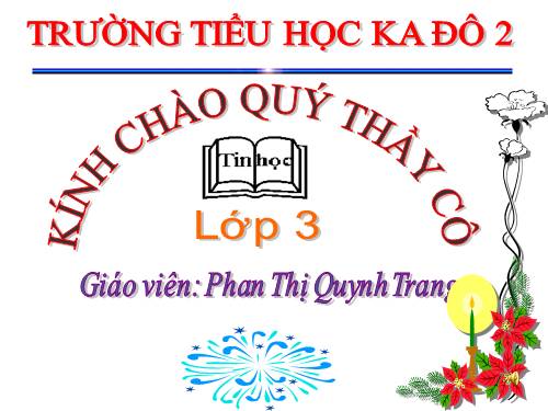 Chương VI. Bài 1. Học toán với phần mềm Cùng học toán 3