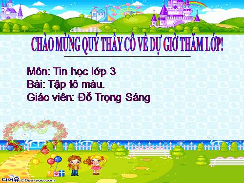 Chương IV. Bài 1. Tập tô màu