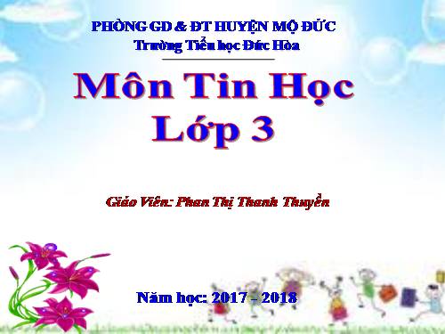 Hướng dẫn học Tin học 3. CĐ2. Bài 6. Tô màu, hoàn thiện tranh vẽ