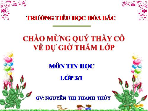 Chương IV. Bài 2. Tô màu bằng màu nền