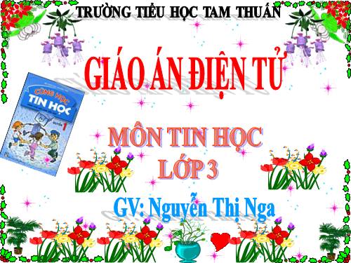 Chương III. Bài 2. Tập gõ các phím ở hàng trên