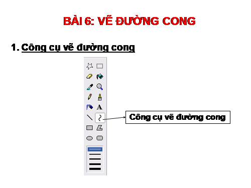 Chương IV. Bài 6. Vẽ đường cong