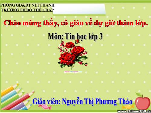 Chương III. Bài 2. Tập gõ các phím ở hàng trên