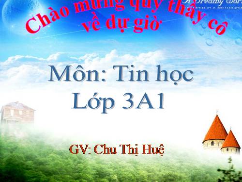 Chương III. Bài 2. Tập gõ các phím ở hàng trên