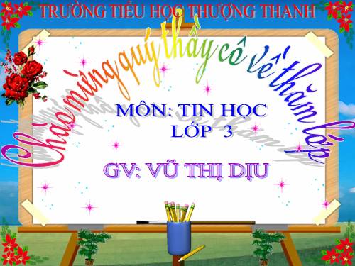 Chương III. Bài 3. Tập gõ các phím ở hàng dưới