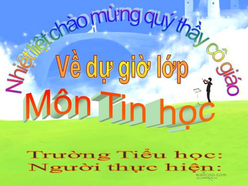 Chương III. Bài 2. Tập gõ các phím ở hàng trên