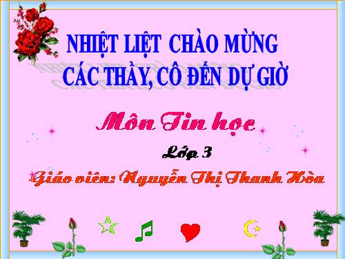 Chương III. Bài 1. Tập gõ các phím ở hàng cơ sở