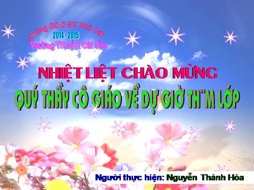 Chương IV. Bài 2. Tô màu bằng màu nền