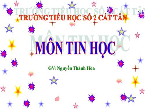 Chương I. Bài 4. Chuột máy tính