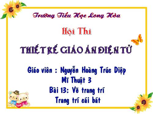 Chương VI. Bài 1. Học toán với phần mềm Cùng học toán 3