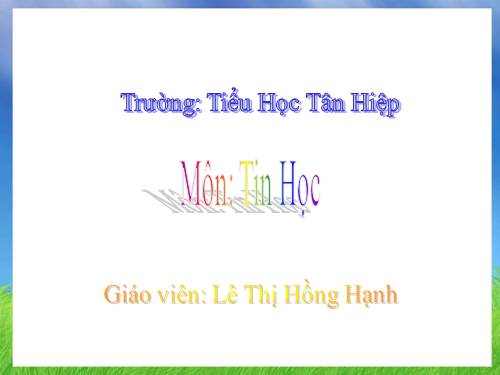 Chương IV. Bài 2. Tô màu bằng màu nền