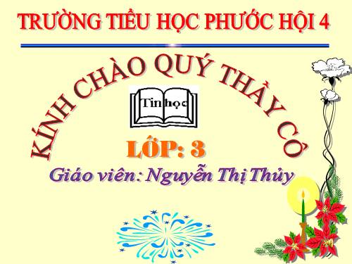 Chương VI. Bài 1. Học toán với phần mềm Cùng học toán 3