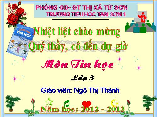 Chương III. Bài 1. Tập gõ các phím ở hàng cơ sở