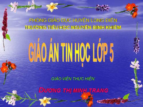 Chương V. Bài 2. Chữ hoa