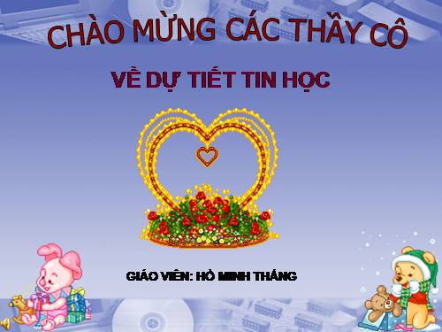 Chương III. Bài 2. Tập gõ các phím ở hàng trên