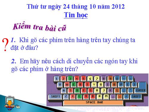 Chương III. Bài 4. Tập gõ các phím ở hàng phím số