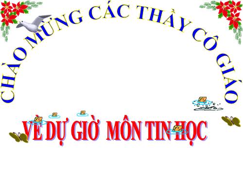 Chương III. Bài 2. Tập gõ các phím ở hàng trên