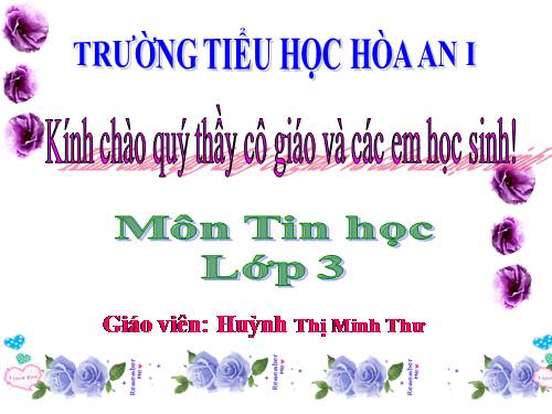 Chương VI. Bài 1. Học toán với phần mềm Cùng học toán 3