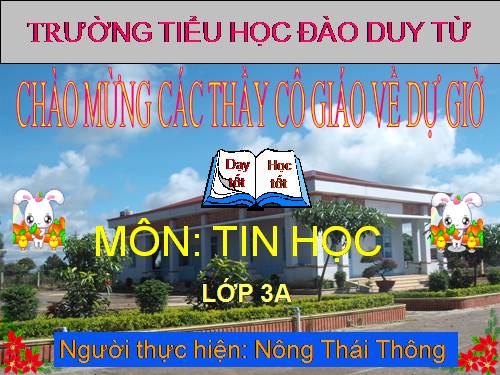 Chương III. Bài 2. Tập gõ các phím ở hàng trên