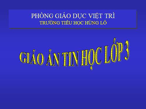 Chương III. Bài 3. Tập gõ các phím ở hàng dưới