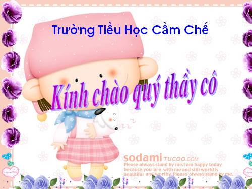 Chương VI. Bài 1. Học toán với phần mềm Cùng học toán 3