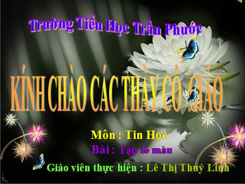 Chương IV. Bài 1. Tập tô màu