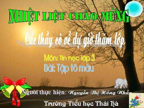 Chương IV. Bài 1. Tập tô màu