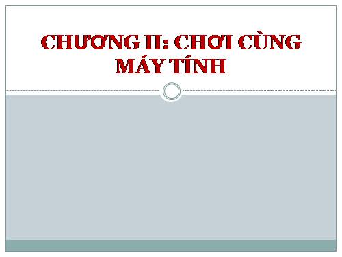 Chương II. Bài 1. Trò chơi Blocks