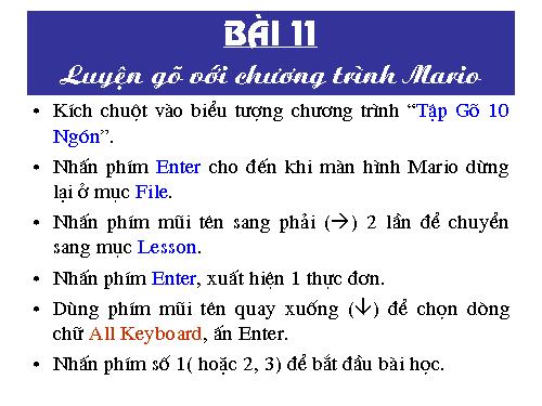 bai 11 luyen go