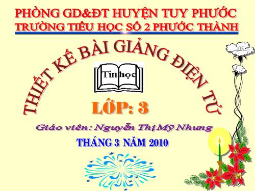 Chương VI. Bài 1. Học toán với phần mềm Cùng học toán 3