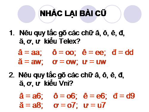 Chương V. Bài 4. Dấu huyền, dấu sắc, dấu nặng