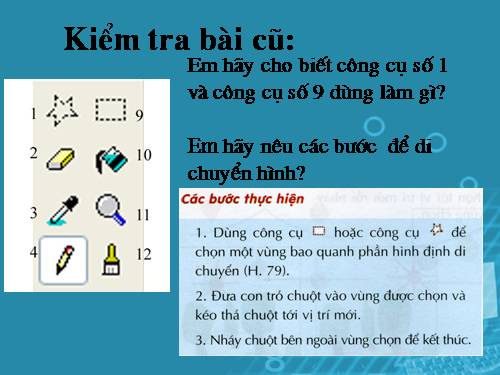 Chương IV. Bài 5. Di chuyển hình