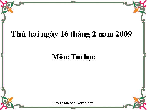 Chương V. Bài 3. Gõ các chữ ă, â, ê, ô, ơ, ư, đ