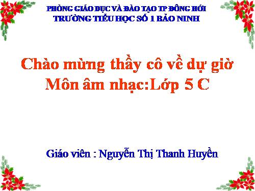 Tiết 9. HH: Những bông hoa những bài ca