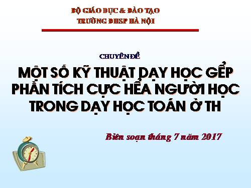 KỸ THUẬT ĐẶT CÂU HỎI