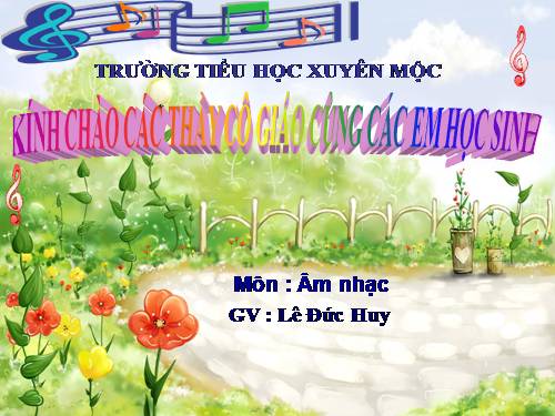 Tuần 25. Âm nhạc lớp 5. Học bài hát tự chọn : Vườn xuân