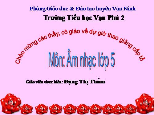 Tiết 30. HH: Dàn đồng ca mùa hạ