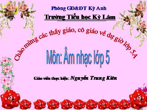 Tiết 30. HH: Dàn đồng ca mùa hạ