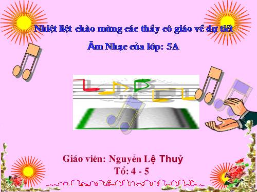 Tiết 30. HH: Dàn đồng ca mùa hạ