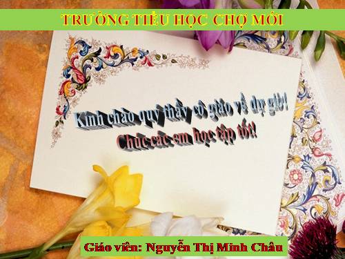 Tiết 9. HH: Những bông hoa những bài ca