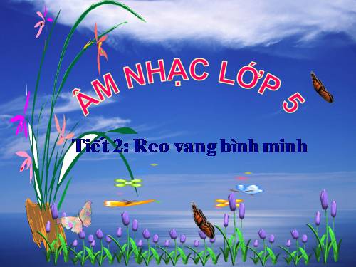 Tiết 2. HH: Reo vang bình minh