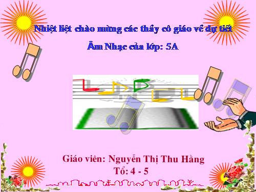 Tiết 30. HH: Dàn đồng ca mùa hạ