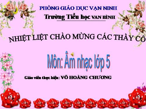 Tiết 30. HH: Dàn đồng ca mùa hạ