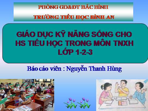 LỒNG GHÉP KNS TRONG MÔN TNLO7O7P1 1,2,3