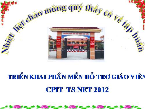 Tập huấn phần mềm