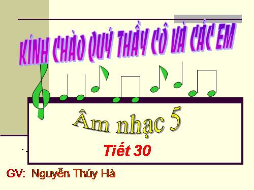 Tiết 30. HH: Dàn đồng ca mùa hạ