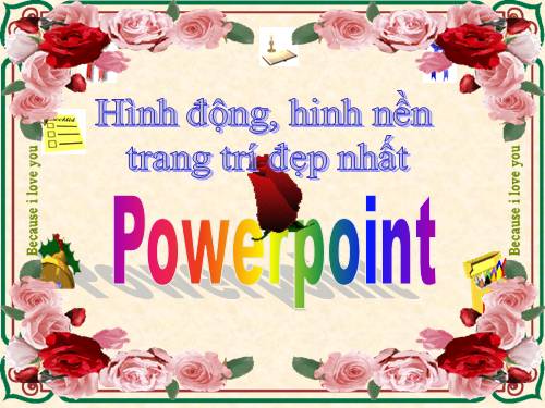 Hình động trang trí giáo án điện tử