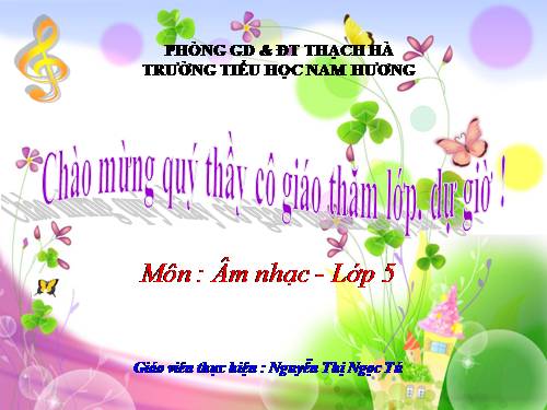 Tiết 30. HH: Dàn đồng ca mùa hạ